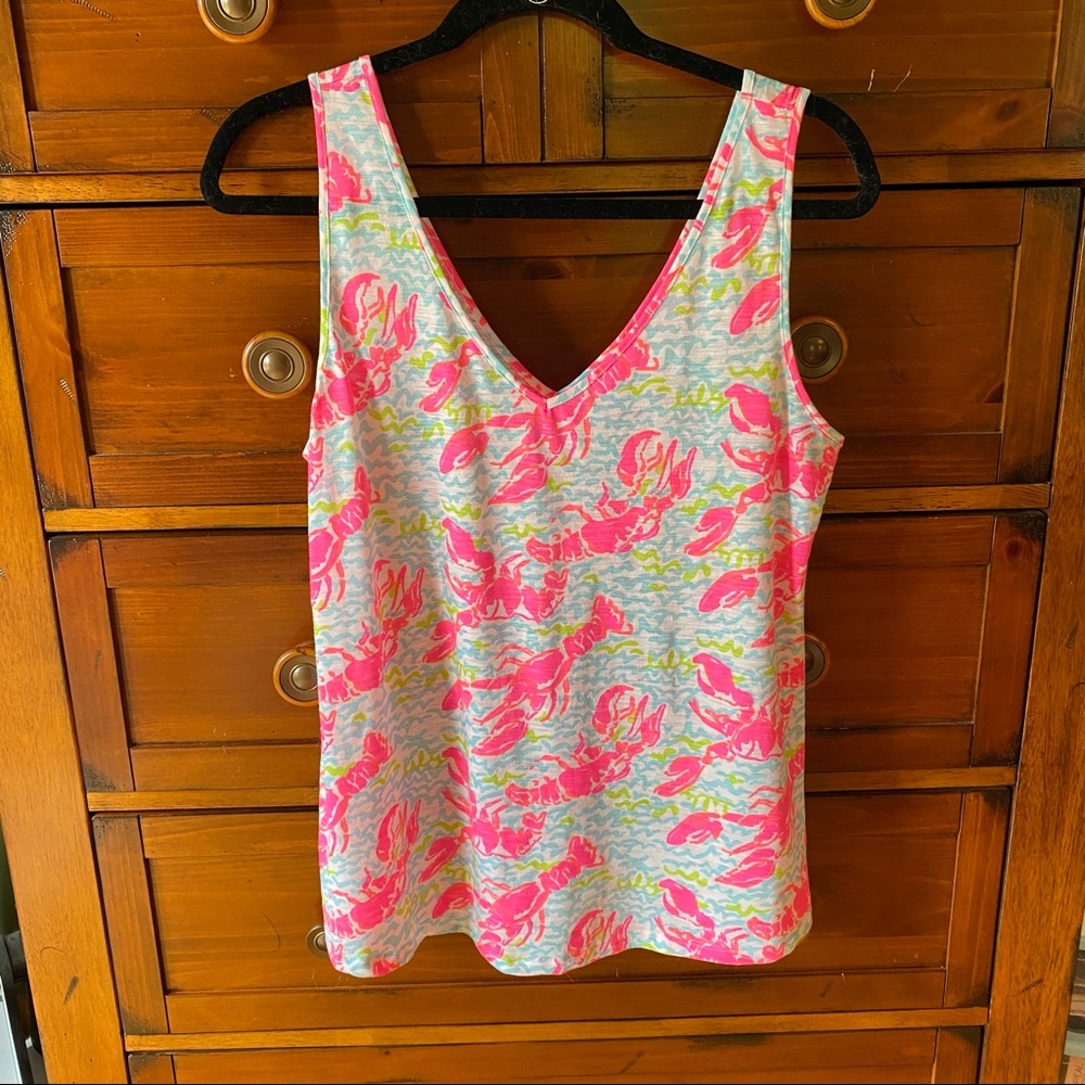 Lilly Pulitzer Gigi top in Pop-up Lobstah Roll